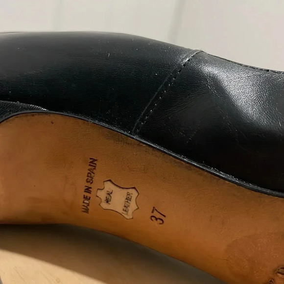 L.K. Bennett Shilo Leather Pumps Stilettos size 6.5 (37 EU) High Heeled Elegance - Picture 6 of 8